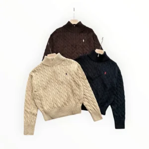 Maglione Ralph Lauren Half Zip - Donna