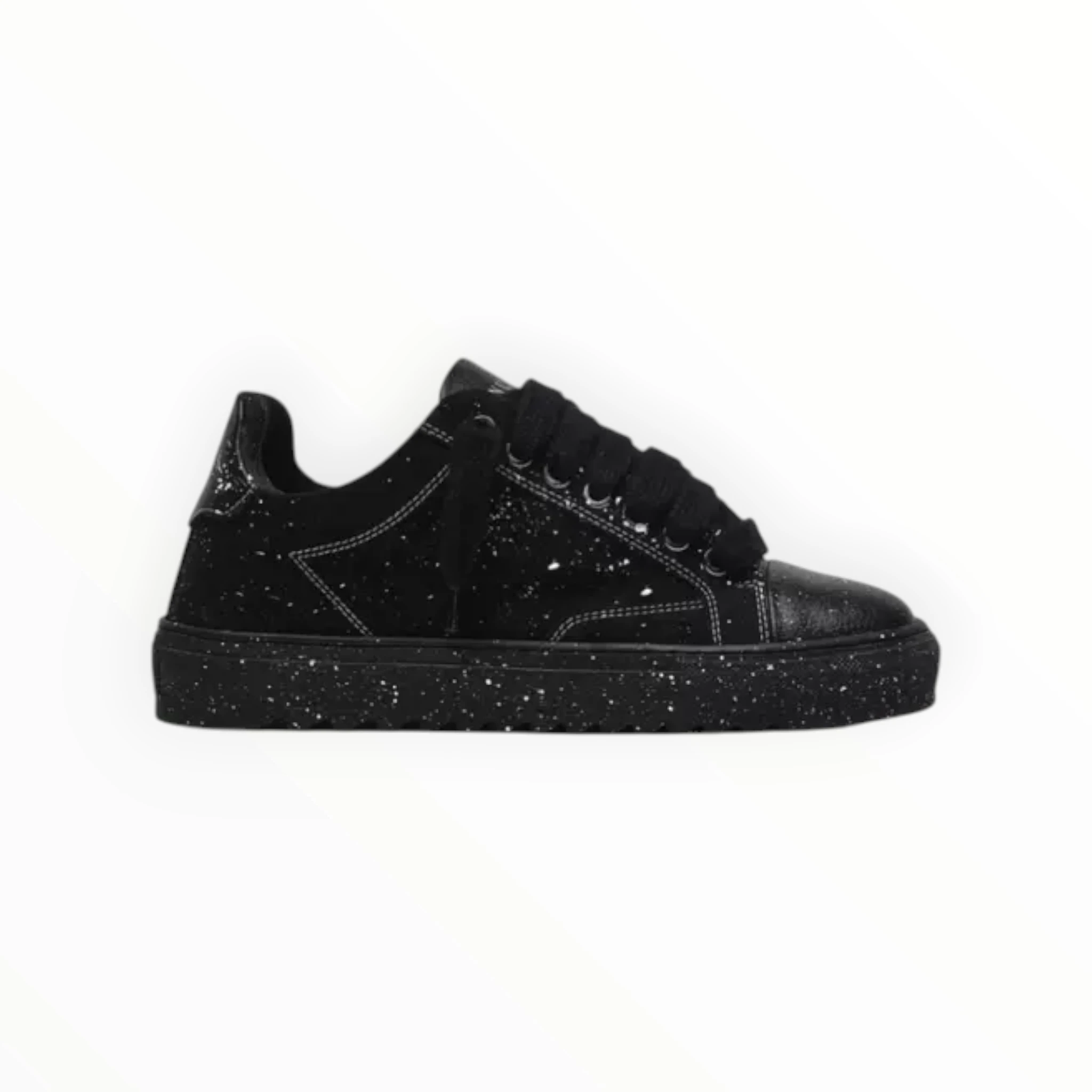 Numeris Nero strass con suola nera